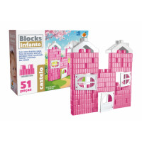 CASTELO BLOCKS INFANTO C/51PÇS 29CM 631